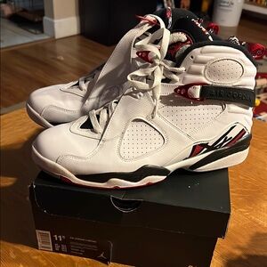 Jordan Sneakers - White, Black, Red